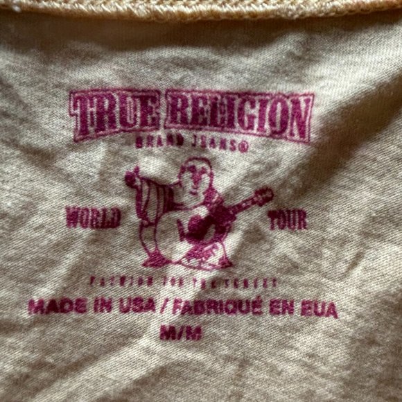 🇺🇸 True Religion Velvet Buddha Logo T-Shirt (NWOT) - Picture 10 of 12